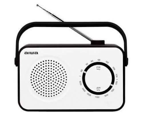 RADIO VINTAGE CON ALTAVOZ AIWA R-190BW AM/FM ALTAVOZ
