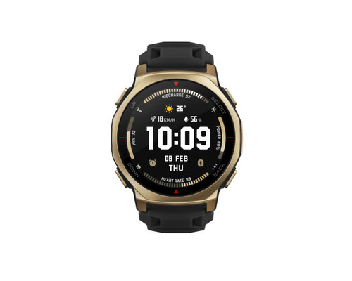 Amazfit T-rex 3 Pro 3,35 cm (1.32") AMOLED 44 mm Digital 466 x 466 Pixeles Pantalla t&aacute;ctil Oro Wifi GPS (sat&eacute;lite) (Espera 4 dias)