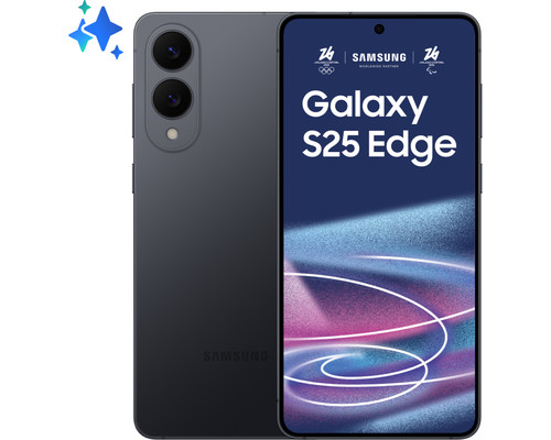 SAMSUNG S25 EDGE 12+256GB DS 5G TITANIUM JETBLACK
