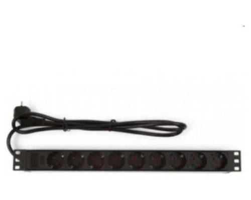 PEPEGREEN PDU TIPO REGLETA  CON 9 TOMAS  Y CABLE DE 2 M