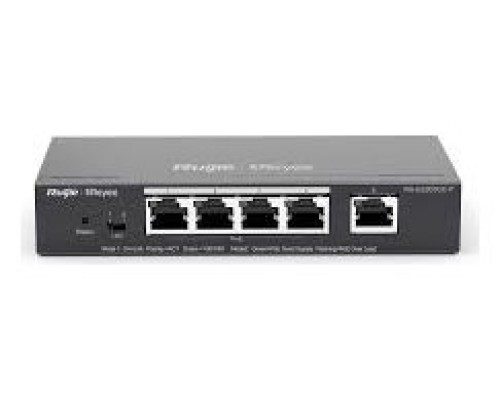 REYEE 5-Port Gigabit Smart POE Switch, 5 Gigabit RJ45 Ports including 4 PoE/POE+ Ports, 54W PoE pow