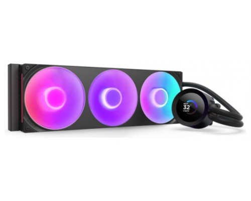 NZXT Kraken Plus 360 RGB Procesador Sistema de refrigeración líquida todo en uno Negro 1 pieza(s) (Espera 4 dias)