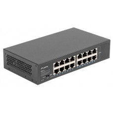 SWITCH LANBERG 16 PUERTOS GIGABIT ETHERNET RACK 10"/19"