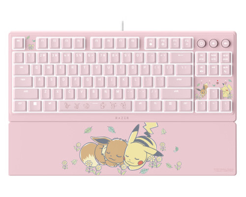 Razer Ornata V3 Tenkeyless – Pikachu & Eevee Edition teclado Juego USB Rosa (Espera 4 dias)-SX27 Razer Ornata V3 Tenkeyless – Pikachu & Eevee Edition teclado Juego USB Rosa (Espera 4 dias)