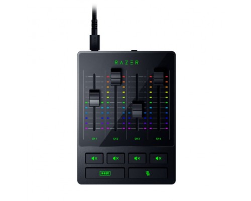 MEZCLADOR RAZER AUDIO MIXER 4 CANALES XLR CON AMPLIFICADOR