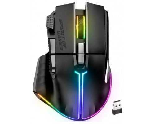 Spirit of Gamer Ratón Inalambrico Pro M5 Black