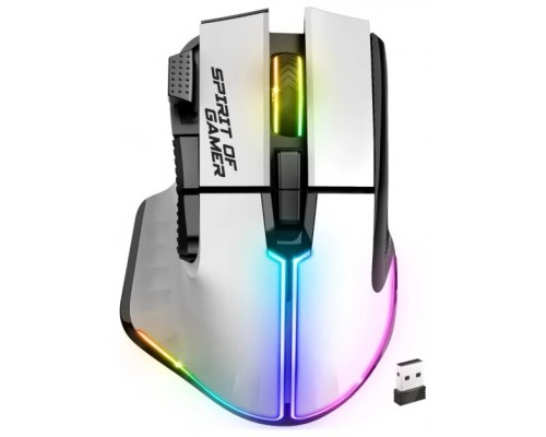 Spirit of Gamer Ratón Inalambrico Pro M5 White