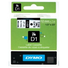 CINTA ROTULADORA DYMO D1 12X7 NEGRO-BLAN