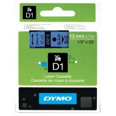 DYMO Cinta LM D1 12mmx7m Negro/azul