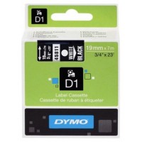 DYMO Cinta LM D1 19mmx7m Blanco/negro