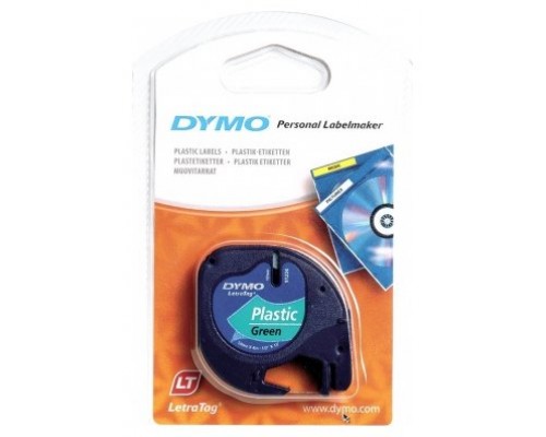 DYMO Cinta LT 12mmx4mt -Negro/Verde