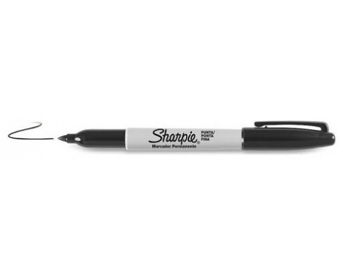 MARCADOR PERMANENTE SHARPIE NEGRO PAPERMATE S0810930 (MIN12) (Espera 4 dias)