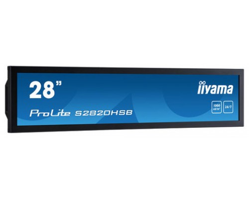 iiyama S2820HSB-B1 pantalla de señalización 71,1 cm (28") LCD Pantalla plana para señalización digital Negro (Espera 4 dias)