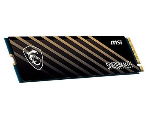 MSI SPATIUM M371 NVME M.2 500GB unidad de estado sólido PCI Express 4.0 3D NAND (Espera 4 dias)