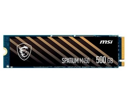 MSI SSD Spatium M450 500Gb PCIe 4.0 NVMe 3000 Mb-s