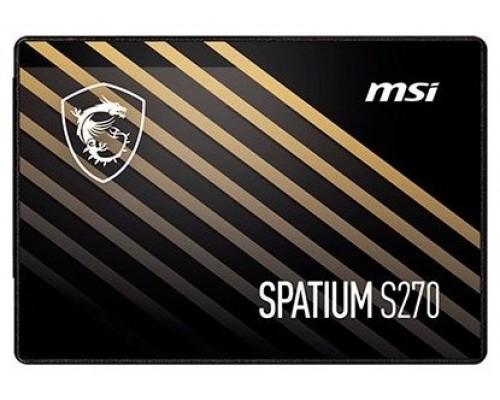 MSI SPATIUM S270 SATA 2.5 960GB unidad de estado sólido 2.5" Serial ATA III 3D NAND (Espera 4 dias)
