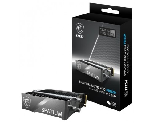 MSI SPATIUM M570 PRO PCIE 5.0 NVME M.2 2TB FROZR unidad de estado sólido PCI Express 5.0 3D NAND (Espera 4 dias)