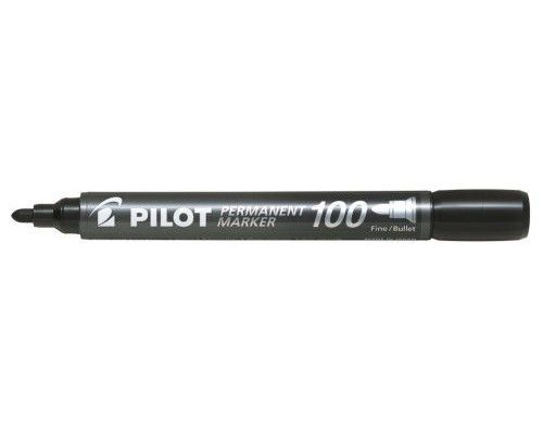 MARCADOR PERMANENTE PUNTA CONICA SCA-100 NEGRO PILOT SCA-100-B (MIN12) (Espera 4 dias)