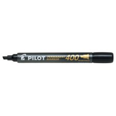 MARCADOR PERMANENTE PUNTA BISELADA SCA-400 NEGRO PILOT SCA-400-B (MIN12) (Espera 4 dias)