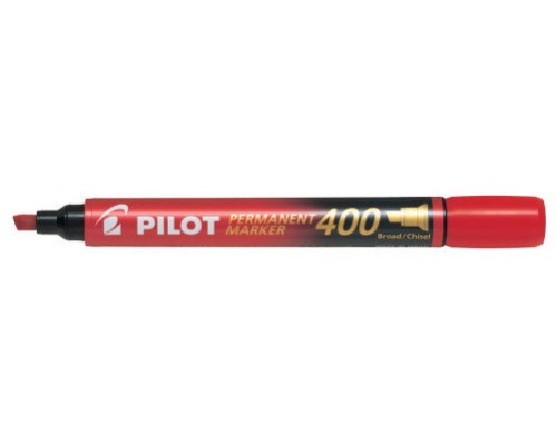 MARCADOR PERMANENTE PUNTA BISELADA SCA-400 ROJO PILOT SCA-400-R (MIN12) (Espera 4 dias)