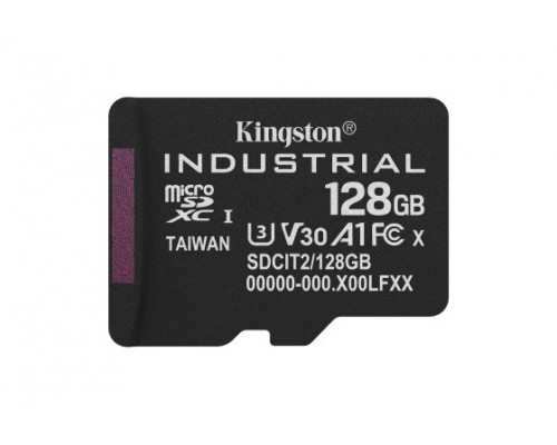 Kingston Technology Tarjeta 128GB microSDXC Industrial C10 A1 pSLC paquete individual sin adaptador (Espera 4 dias)-SX24 Kingston Technology Tarjeta 128GB microSDXC Industrial C10 A1 pSLC paquete individual sin adaptador (Espera 4 dias)