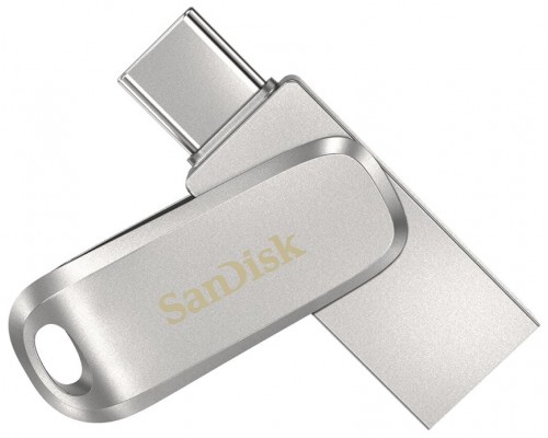 Sandisk Ultra Dual Drive Luxe unidad flash USB 64 GB USB Type-A / USB Type-C 3.2 Gen 1 (3.1 Gen 1) Acero inoxidable (Espera 4 dias)