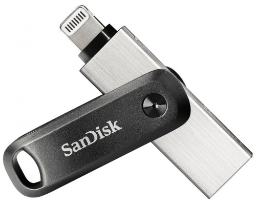 SanDisk iXpand unidad flash USB 64 GB USB Type-A / Lightning 3.2 Gen 2 (3.1 Gen 2) Negro, Plata (Espera 4 dias)