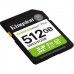 Kingston Technology 512 GB SDXC Canvas Select Plus Gen3 150 MB/s C10 UHS-I U3 V30 (Espera 4 dias)