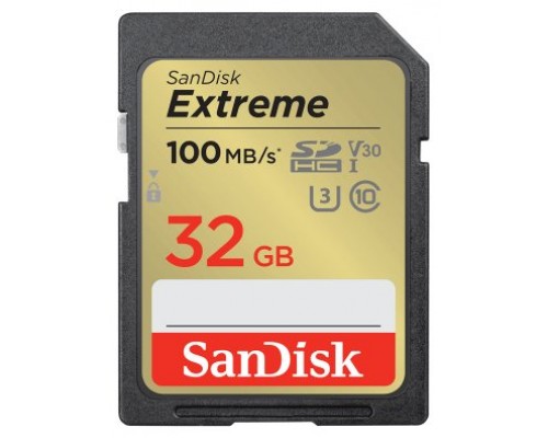 SanDisk Extreme SD UHS-I Card 32 GB Clase 1 (Espera 4 dias)