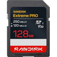 SANDISK EXTREME PRO SD UHS-I 128GB SD 250MB/S(R) / 120MB/S(W) (Espera 4 dias)-19SX SANDISK EXTREME PRO SD UHS-I 128GB SD 250MB/S(R) / 120MB/S(W) (Espera 4 dias)