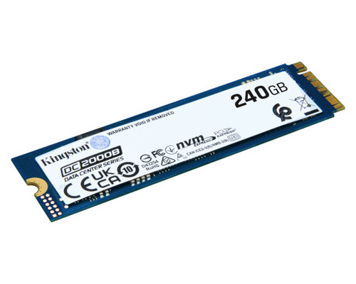 Kingston Technology 240G DC2000B PCIe 4.0 M.2 2280 Enterprise SSD (Sin disipador térmico) (Espera 4 dias)-SX67 Kingston Technology 240G DC2000B PCIe 4.0 M.2 2280 Enterprise SSD (Sin disipador térmico) (Espera 4 dias)