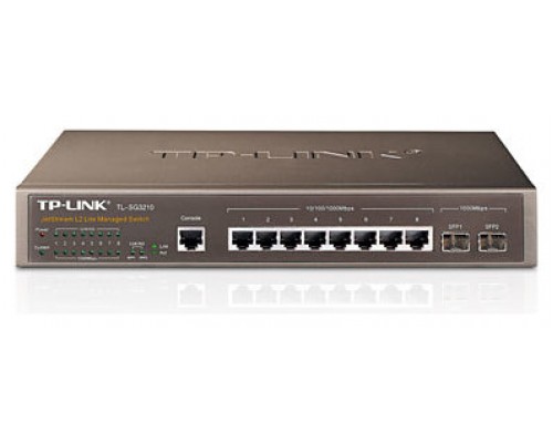 TP-Link SG3210 JetStream Switch L2 8xGb+2Slots