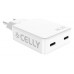 Celly Cargador  2 Usb-C 65w