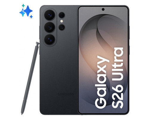 Samsung Galaxy S26 Ultra 17,5 cm (6.9") SIM doble Android 16.0 5G USB Tipo C 12 GB 256 GB 5000 mAh Negro (Espera 4 dias)-SX77 Samsung Galaxy S26 Ultra 17,5 cm (6.9") SIM doble Android 16.0 5G USB Tipo C 12 GB 256 GB 5000 mAh Negro (Espera 4 dias)