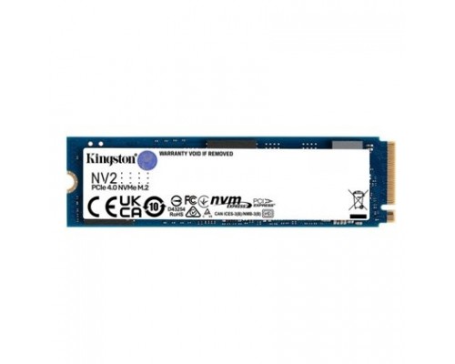 SSD M.2 2280 2TB KINGSTON NV2 NVME PCIE4.0x4 R3500/W2800MB/s (Espera 4 dias)