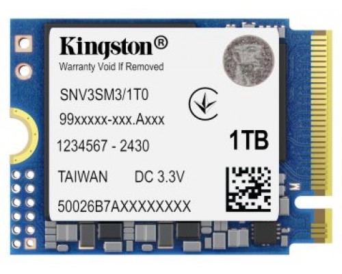 Kingston Technology 1000G NV3 M.2 2230 NVMe SSD (Espera 4 dias)