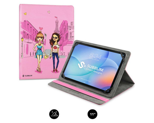 SUBBLIM Funda Tablet Universal Trendy duo Chic 11" 3 Ángulos Visión Sujeción Silicona (Espera 4 dias)-SX7 SUBBLIM Funda Tablet Universal Trendy duo Chic 11" 3 Ángulos Visión Sujeción Silicona (Espera 4 dias)