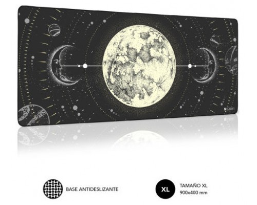 SUBBLIM Alfombrilla Ratón Lunar XL Mouse Pad 900x400x3 (Espera 4 dias)