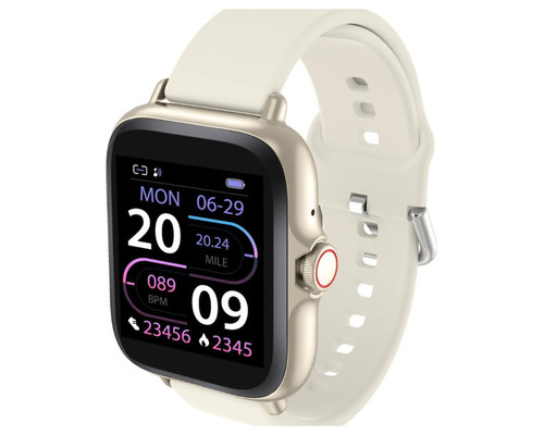 SMARTWATCH DENVER BLUETOOTH CON SENSOR DE FRECUENCIA CARDIACA BLANCO