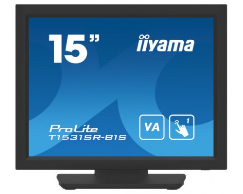 iiyama T1531SR-B1S monitor POS 38,1 cm (15") 1024 x 768 Pixeles XGA Pantalla táctil (Espera 4 dias)