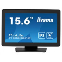 MONITOR IIYAMA 15,6" PCAP BEZEL FREE FRONT, 10P TOUCH, 1920X1080, DISPLAYPORT, HDMI, 385CD/M² (WITH TOUCH), SPEAKERS, USB INTERFACE HUB 2X 2.0, EXTERNAL POWER ADAPTER, 10P TOUCH WITH SUPPORTED OS (T1633MSC-B1) (Espera 4 dias)-54SX MONITOR IIYAMA 15,6" PCAP BEZEL FREE FRONT, 10P TOUCH, 1920X1080, DISPLAYPORT, HDMI, 385CD/M² (WITH TOUCH), SPEAKERS, USB INTERFACE HUB 2X 2.0, EXTERNAL POWER ADAPTER, 10P TOUCH WITH SUPPORTED OS (T1633MSC-B1) (Espera 4 dias)