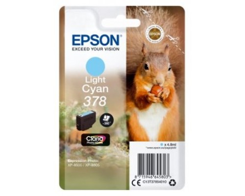 TINTA EPSON 378 ORI CIAN CLARO C13T37854010