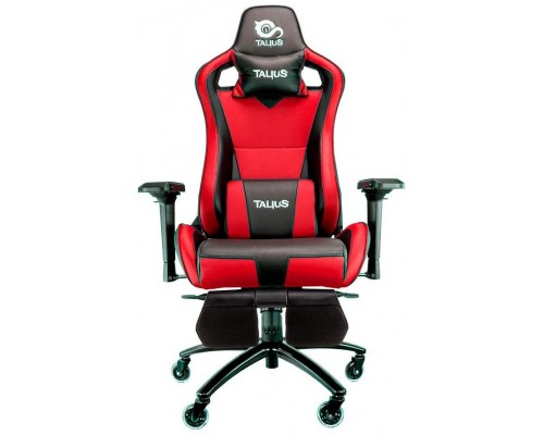 SILLA GAMER TALIUS CAIMAN V2 NEGRA/ROJA, REPOSAPIES,