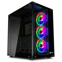 Talius Cronos - ATX - Black RGB Cristal Templado USB