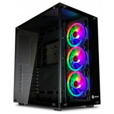 Talius Cronos - ATX - Black RGB Cristal Templado USB