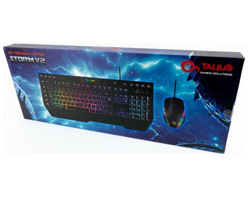 TECLADO Y MOUSE TALIUS GAMING STORM V.2 USB BLACK