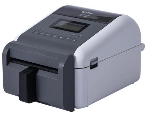 BROTHER Impresora de etiquetas de sobremesa linerless de tecnologia termica directa con tarjeta de red WiFi, Bluetooth y resolucion de 300ppp
