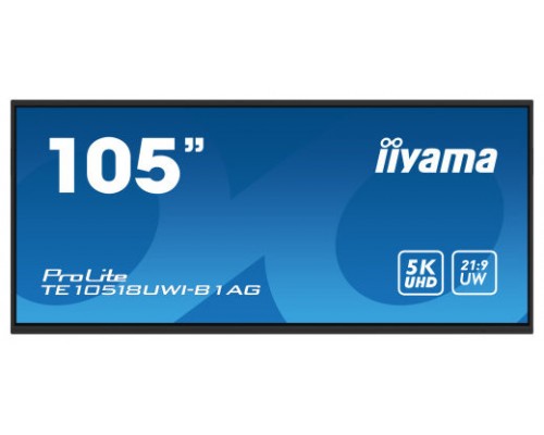 iiyama PROLITE Pizarra de caballete digital 2,74 m (108") LED Wifi 450 cd / m² 5K Ultra HD Negro Pantalla táctil Procesador incorporado Android 24/7 (Espera 4 dias)