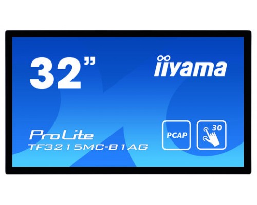 iiyama ProLite TF3215MC-B1 monitor pantalla táctil 81,3 cm (32") 1920 x 1080 Pixeles Single-touch Quiosco Negro (Espera 4 dias)