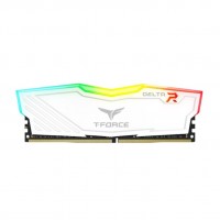 DDR4 TEAMGROUP T-FORCE DELTA RGB 16GB X1 3200 BLANCO